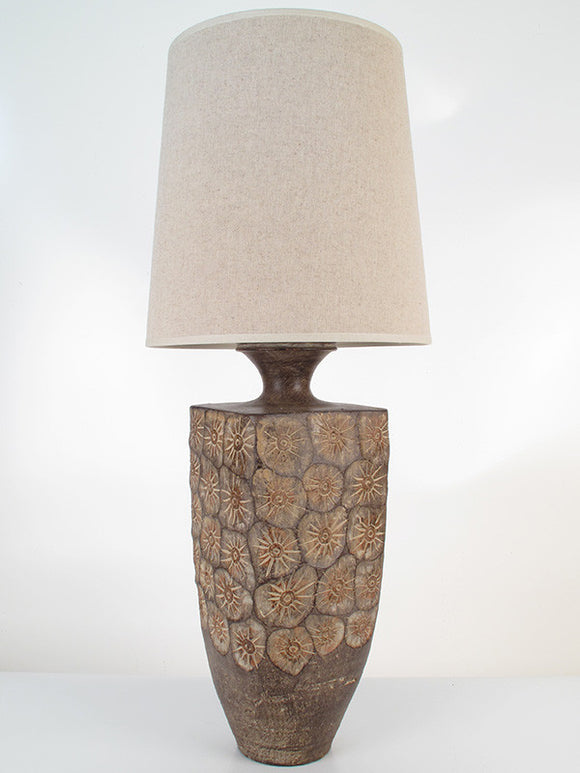 Etched Lilly Lamp