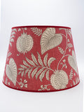 Spanish Drum Red Botanical Fern Leaf