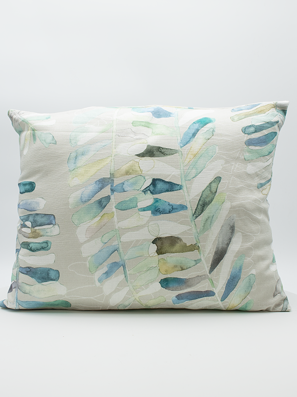 Cushion 18" x 14" Water Coloured Leaves