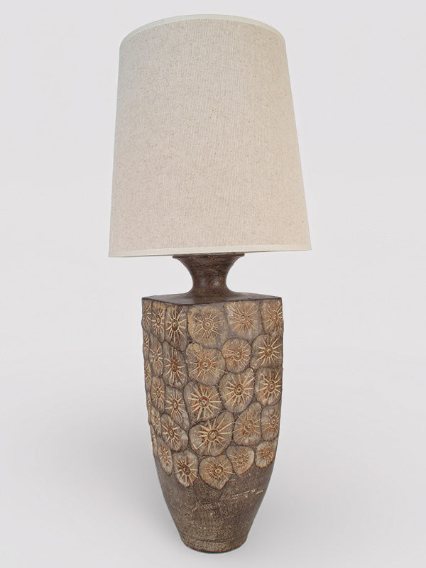 Etched Lilly Lamp