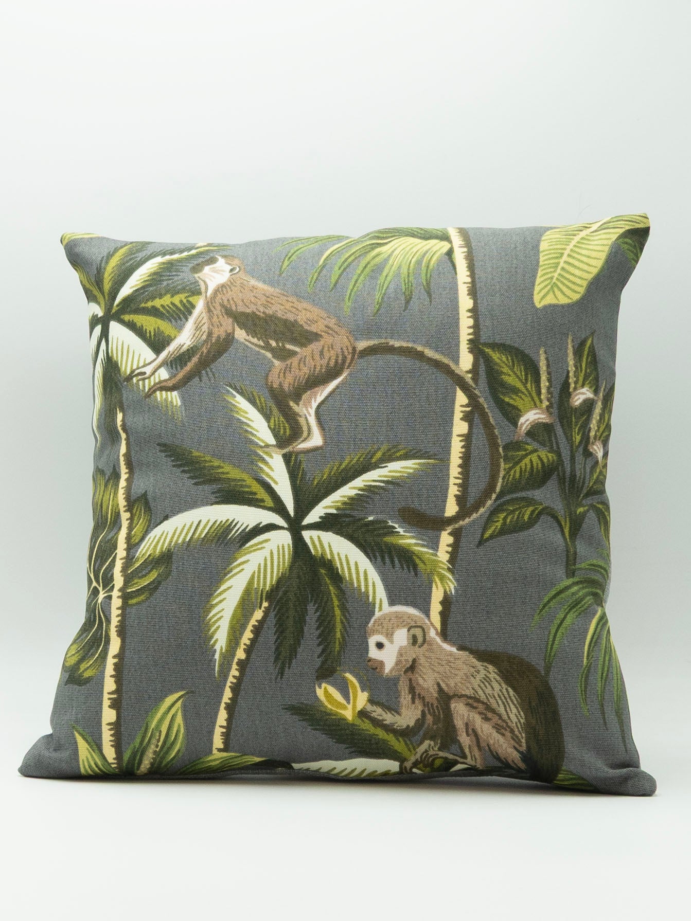 14" Cushion Grey Monkey