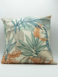 18" Cushions Maldives Teal and Burnt Orange