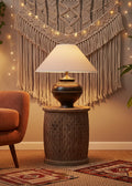 Water Pot Lamp Medium Earth Black