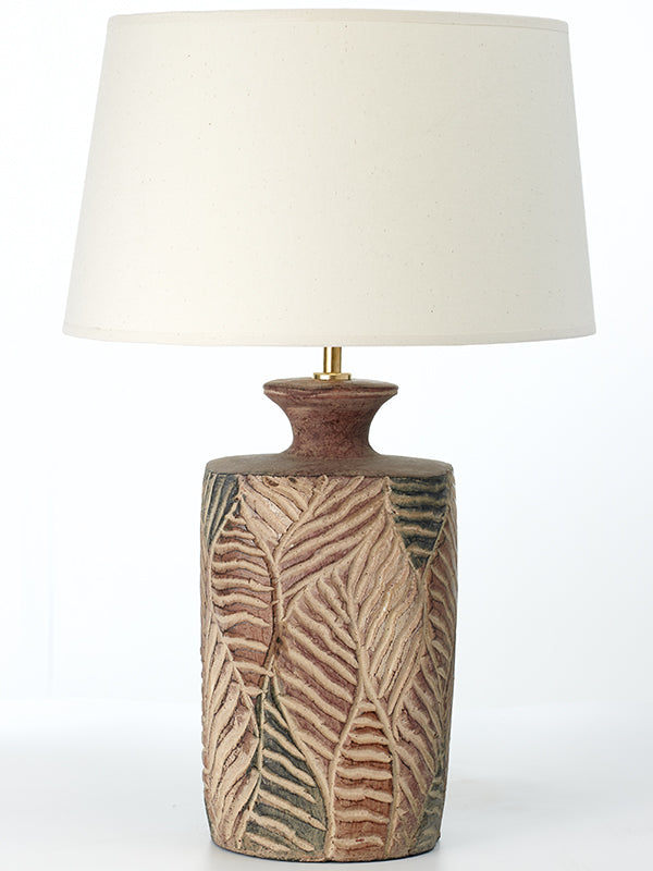 Abstract Leaf Lamp