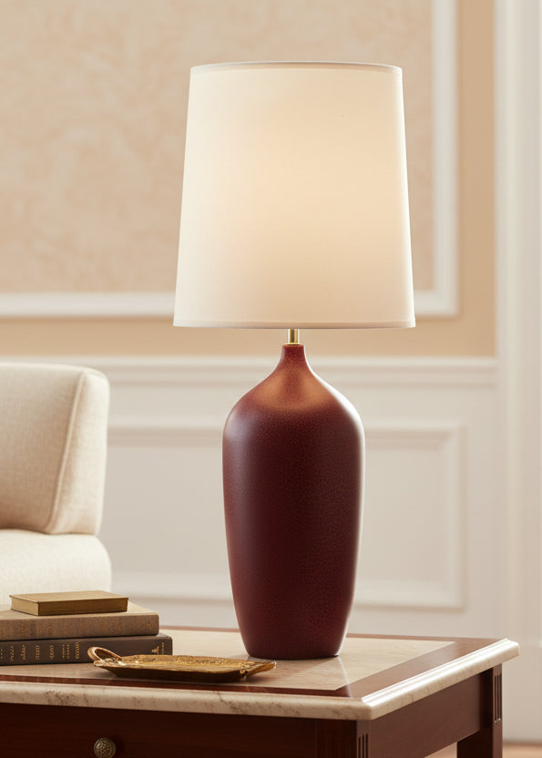 Bottle Lamp - Cranberry