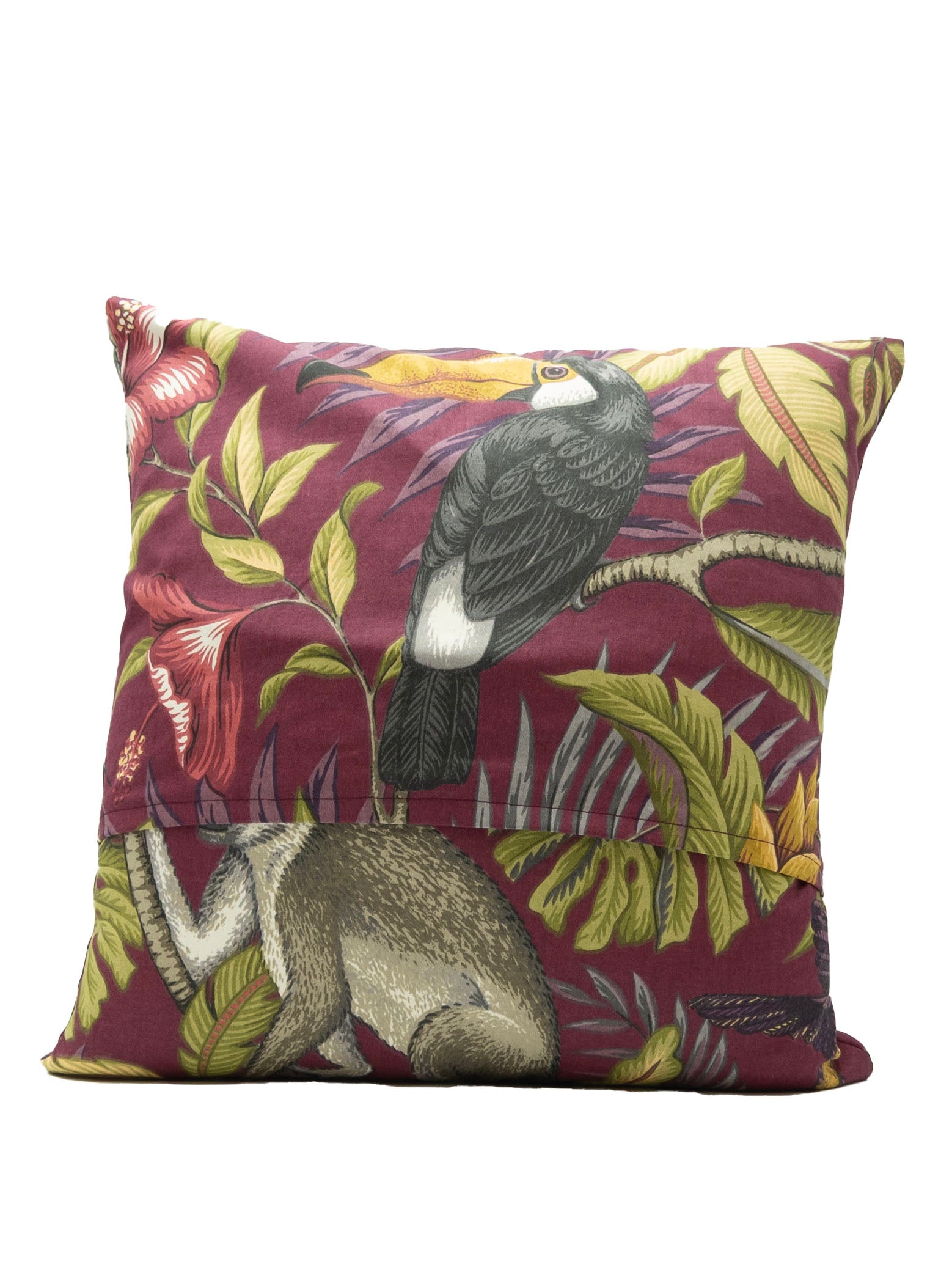 14" Cushion Burgundy Tocan