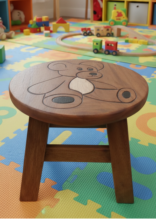 Teddy Bear Kiddie Stool