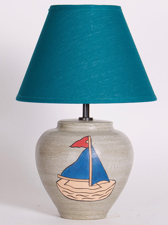 Character Sailing Boat Lamp