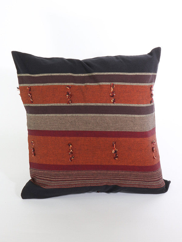 Hill Tribe Dark Brown Cushion