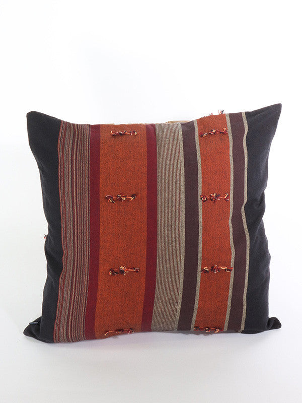 Hill Tribe Dark Brown Cushion