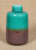 Aqua and Mirror Brown Bottle Vase