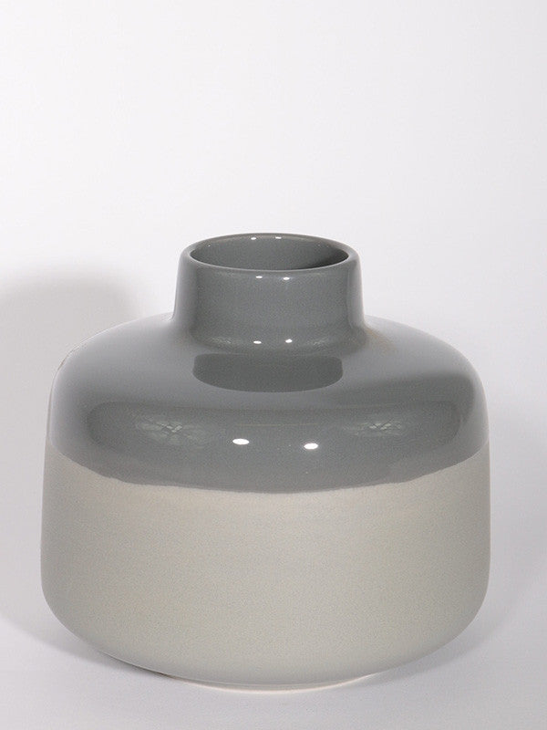 Grey Two Tone Vase