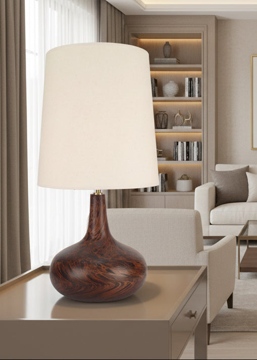 Marble Teardrop Lamp