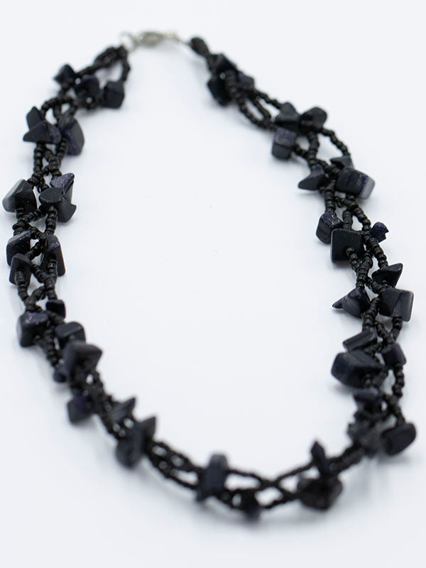 Black Stone Necklace
