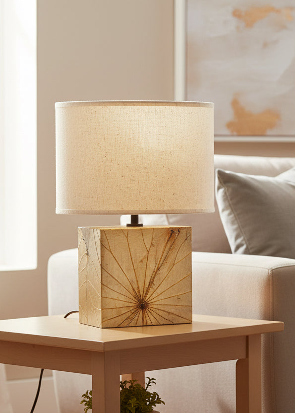 Lotus Leaf Square Lamp - Medium