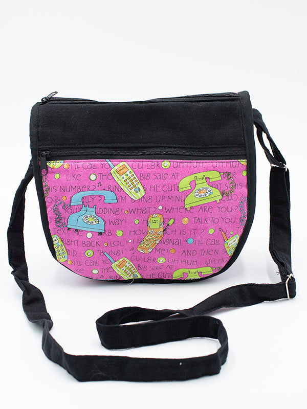 Small Bag with Telephone Pattern