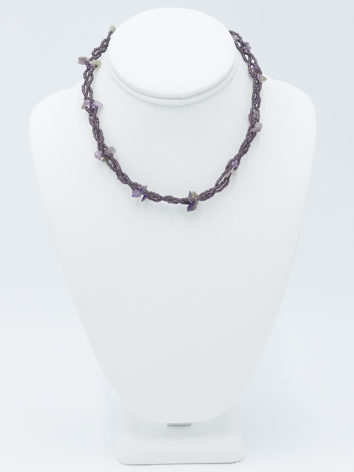 Purple Stone Necklace