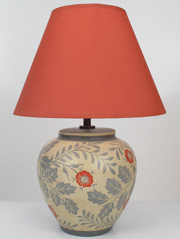 Wild Rose Lamp - Bedside