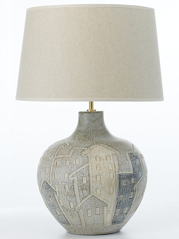 Grey Camden Lamp