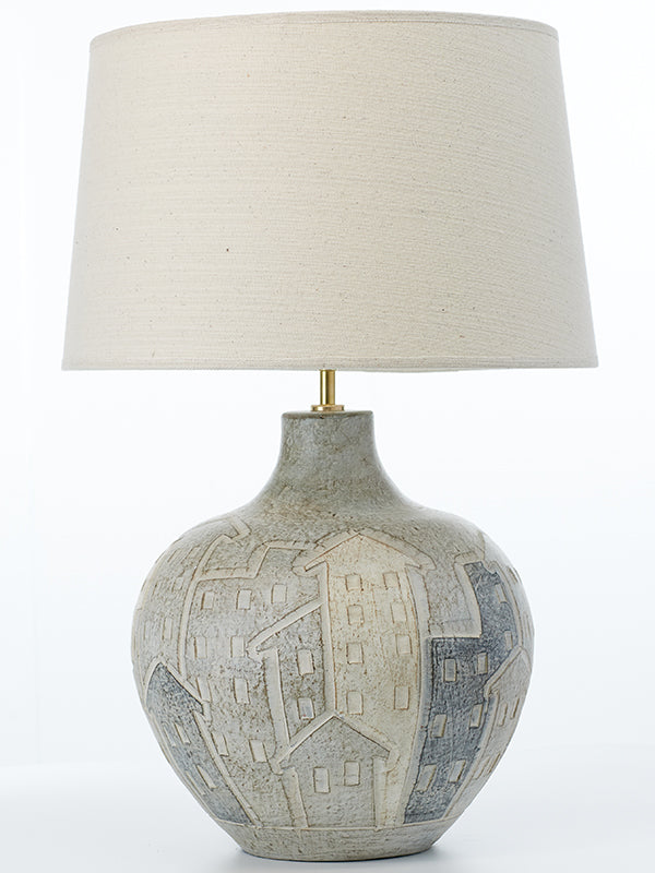 Grey Camden Lamp