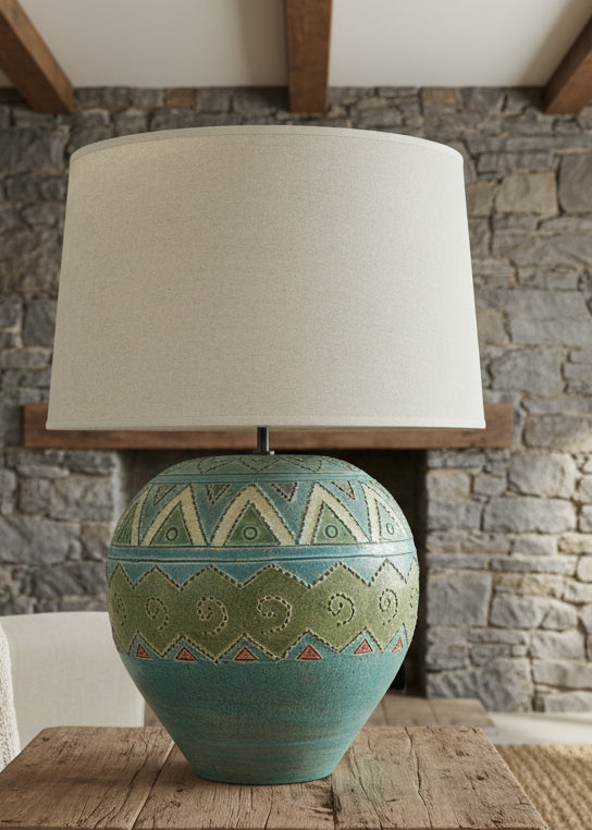 Sowa Lamp Large Aqua