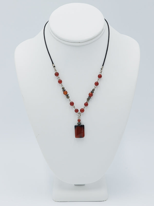 Square Bead Necklace