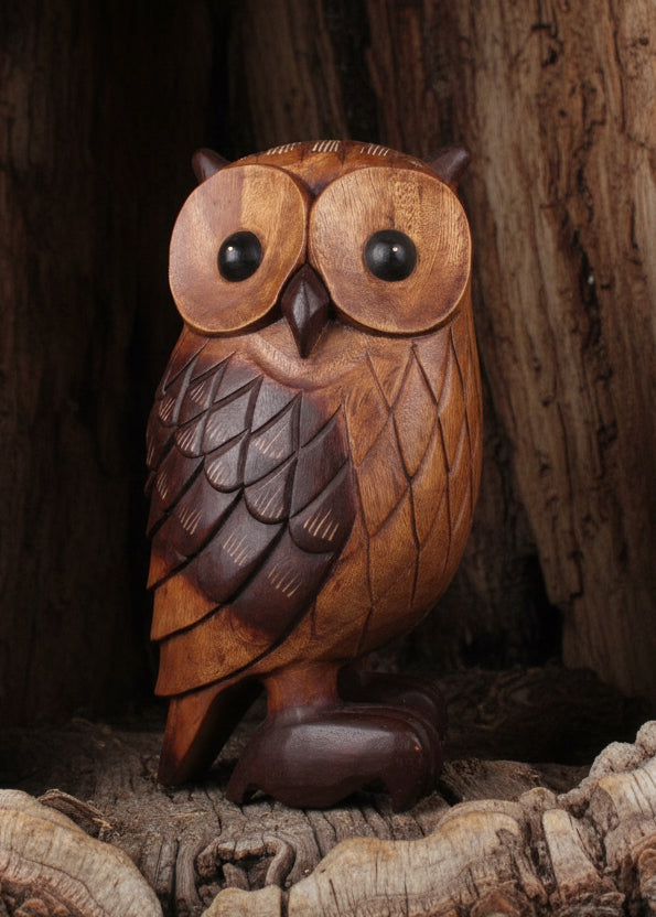 12" Standing Owl