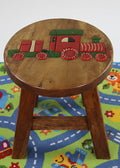 Children's Stool - Red Train